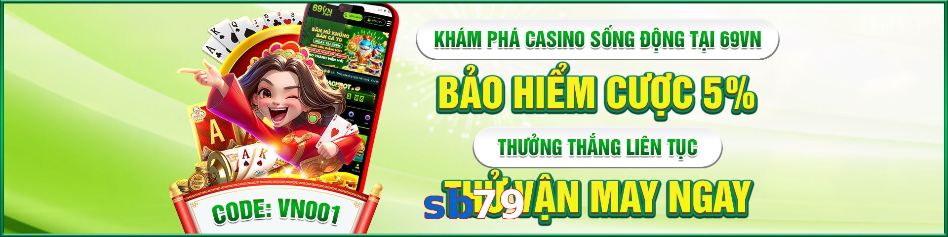 Top ưu đãi siêu hấp dẫn tại nhà cái sb79